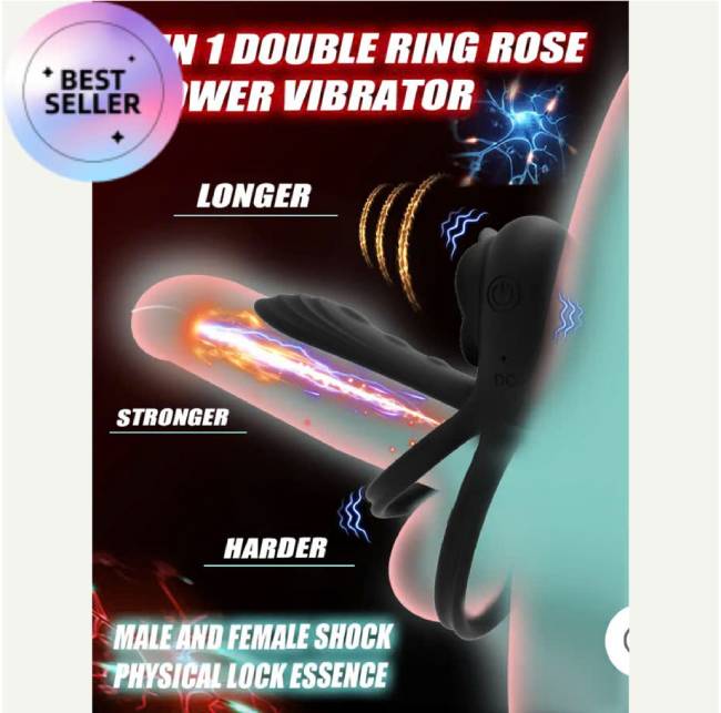 Vòng đeo dương vật hình hoa ZEZELIFE tăng khoái cảm kéo dài thời gian